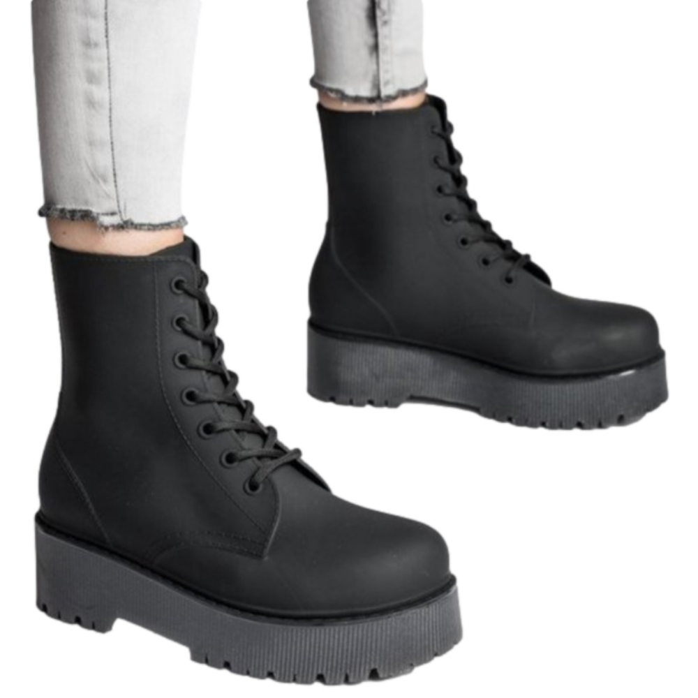 Jeffrey Campbell Torrent-2 Waterproof Platform Rain Boot